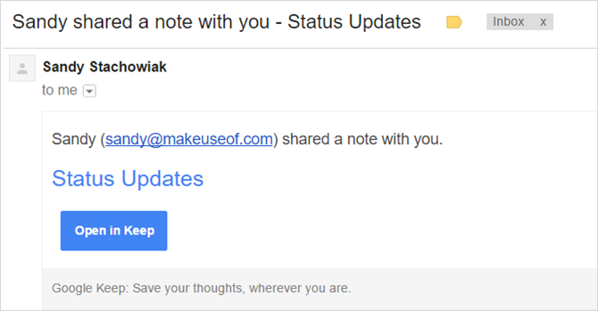 Jak používat Google Keep pro správu jednoduchých projektů GoogleKeepCollaborateEmail web