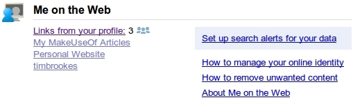 Google přidá "Me On The Web" na řídicí panel [Zprávy] google meontheweb