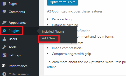 Jak nainstalovat a nastavit Jetpack na WordPress Site wordpress přidat nový plugin