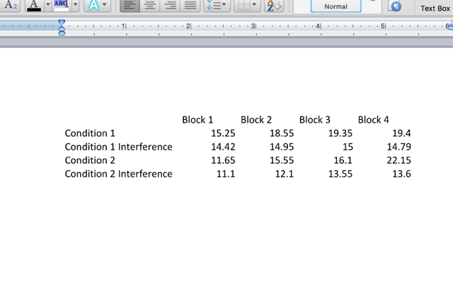 Excel v tabulce