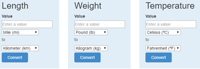 Rozšíření Unit Converter Chrome