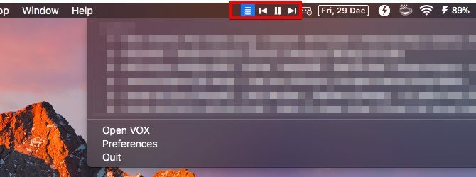 Vox-Mac Menu Bar Apps