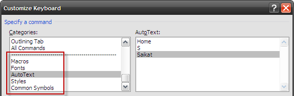 Nastavte vlastní klávesové zkratky v MS Word a vytvořte Cheat Sheet Přizpůsobte Keyboard4