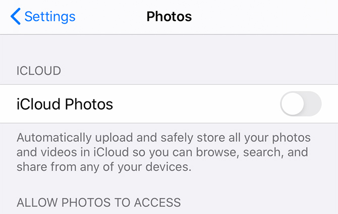 Ušetřete místo na fotografiích iPhonu iCloud