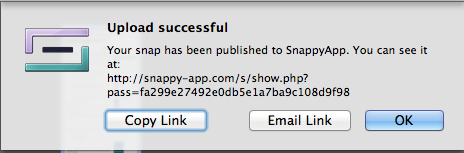 SnappyApp sdílet