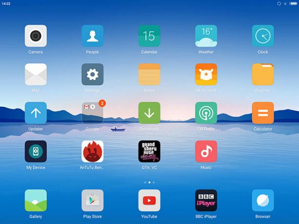 Obrazovka Xiaomi MiPad 3 Recenze domů