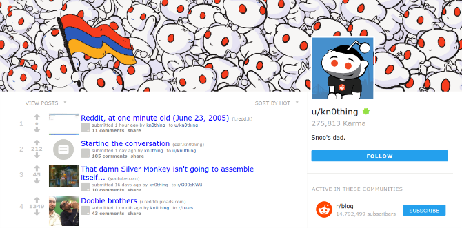 Reddit Přidá stránky profilu, aby se více podobaly stránce profilu reddit na Facebooku