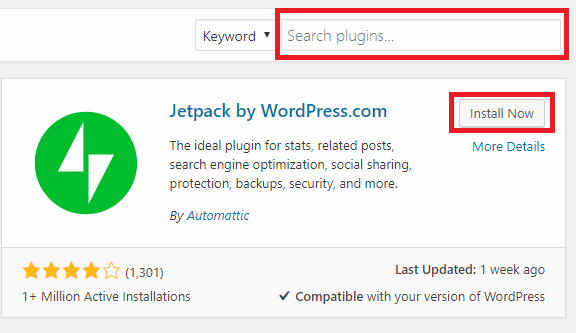 Jak nainstalovat a nastavit Jetpack na svém WordPress webu wordpress install jetpack