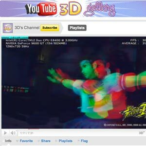 youtube 3d obsah