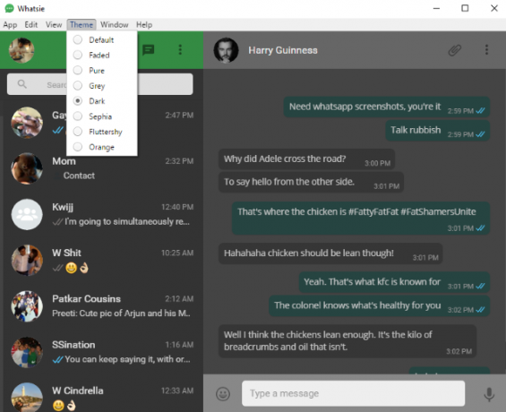 Nejlepší neoficiální klienti pro stolní počítače - Whatsie-for-Whatsapp