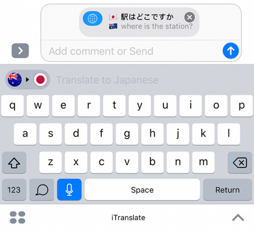 itranslate imessage