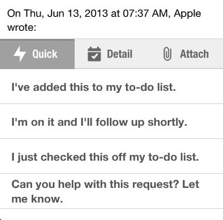 iphone mail client