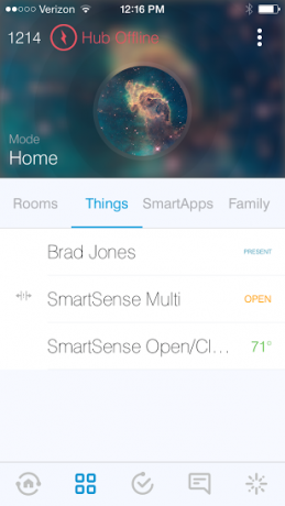 Nová aplikace SmartThings