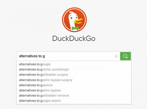 Pomozte ukončit monopol na vyhledávání Google: Použijte duckduckgo Něco jiného