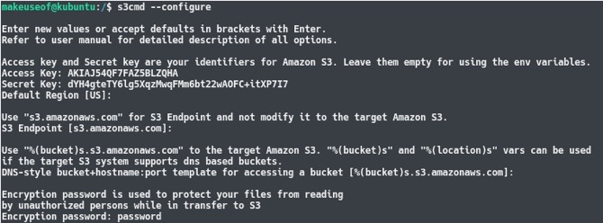 záložní amazon s3 linux zařízení