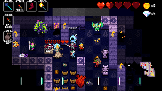 krypta nekrodancera ios roguelike