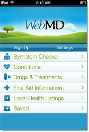 webmd aplikace