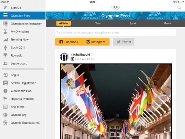 olympijští sportovci-hub-ipad