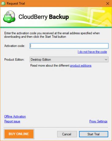 CloudBerry Backup chrání soubory ve Windows, Mac a Linux 03 CloudBerry Backup Trial Activation