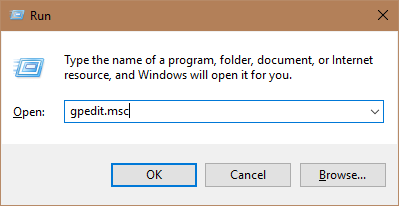 Windows Spusťte GPEdit