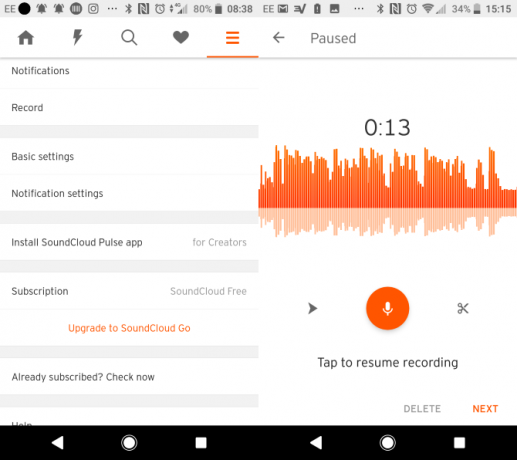 SoundCloud Android Podcasting App