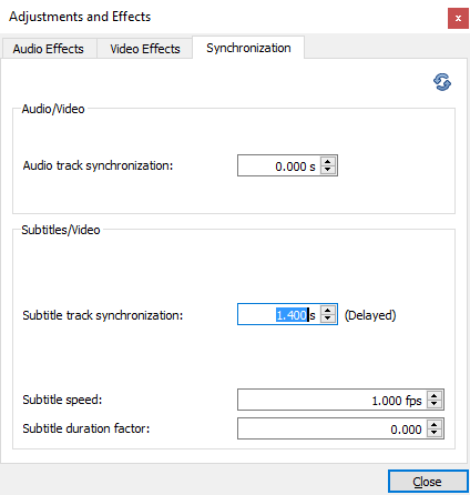 vlc-subtitle-synchronisation-Overview