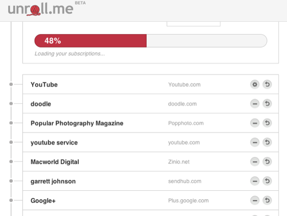 spravovat předplatné gmail