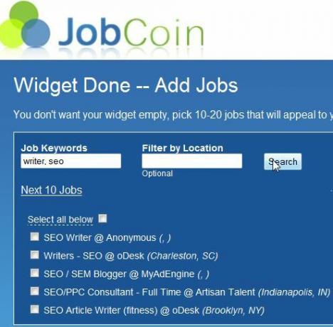 Vydělávejte platby za doporučení zveřejněním příslušných výpisů pracovních pozic na svém webu jobcoin3