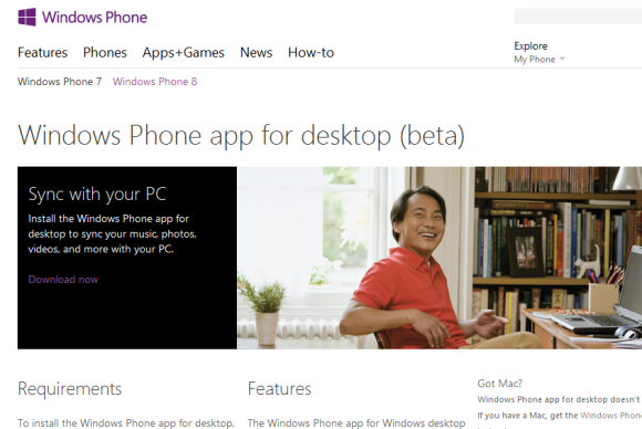 synchronizace Windows Phone 8 s Windows 8