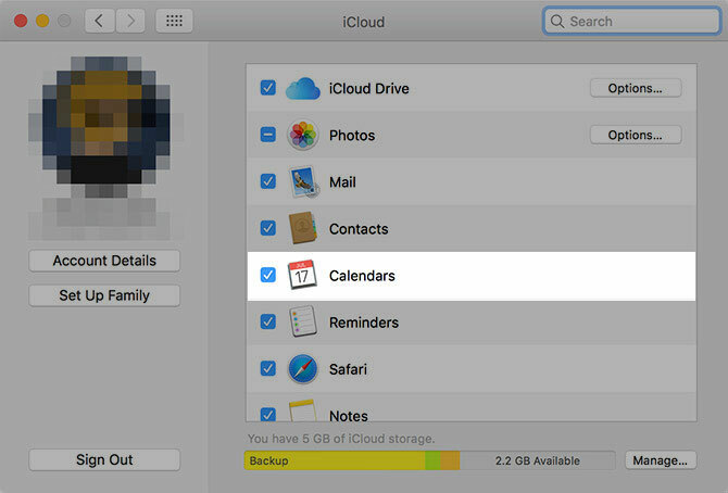 icloud macos kalendář