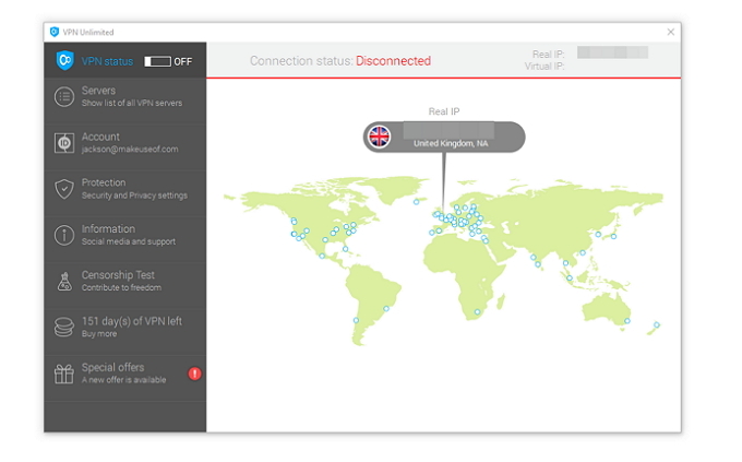 VPN neomezeno: rozumná cena, solidní a spolehlivá VPN VPN neomezené Screenshot 1