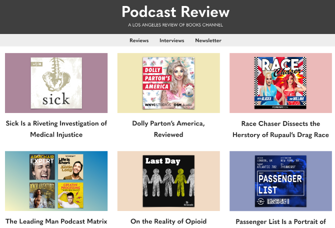 Recenze podcastu LA Review of Books