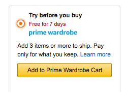 Co je to Amazon Prime Wardrobe? A jak se do něj zaregistrovat Přidat do košíku