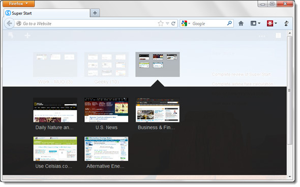 Super Start Your Day s vizuálními záložkami a jednoduchým seznamem úkolů [Firefox] super start06