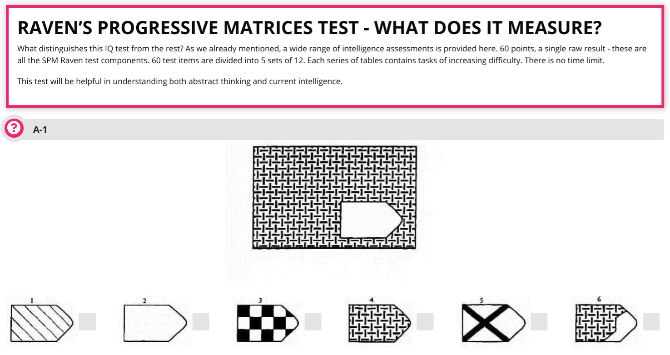 Pomocí testu Raven Progressive Matrices vyhledejte své IQ bez jakýchkoli jazykových nebo matematických otázek