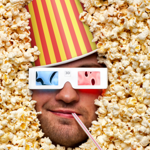 Jak sledujeme filmy [INFOGRAPHIC] kino popcorn