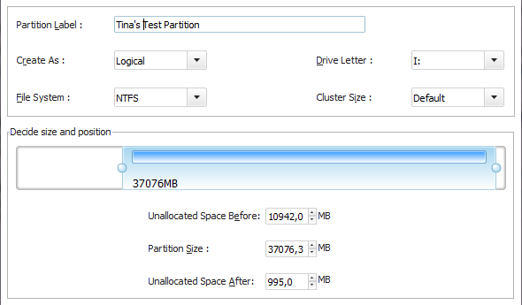 Spravujte oddíly pevného disku jako profesionál pomocí programu EaseUS Partition Master [Windows] EaseUS Partition Master Vytvořte oddíl