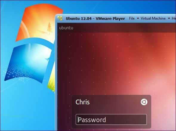 Virtuální stroj Ubuntu ve Windows