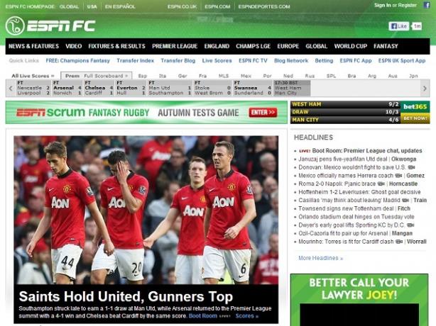 8 super webů pro fotbalové fanoušky espnfc homepage