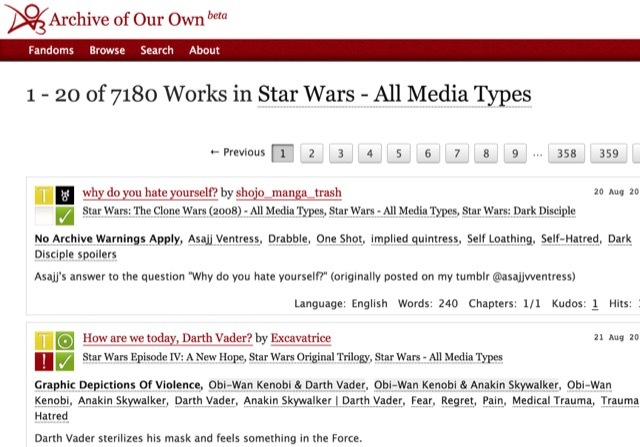 archive-sw-fan-fic-list