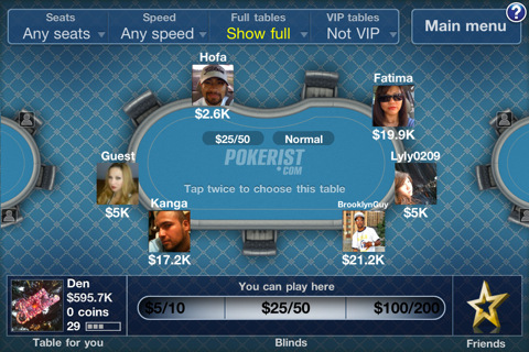 iphone poker aplikace