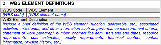 TidyformsWBS