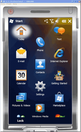 jak spustit Windows Mobile emulátor