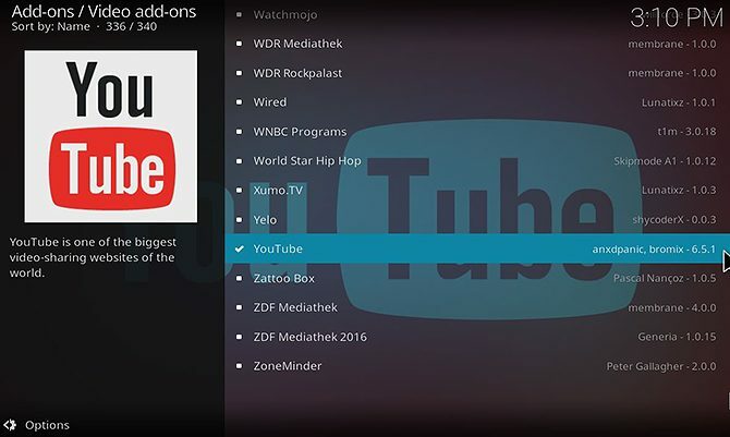 Jak nainstalovat a používat doplněk YouTube Kodi - instalace z úložiště