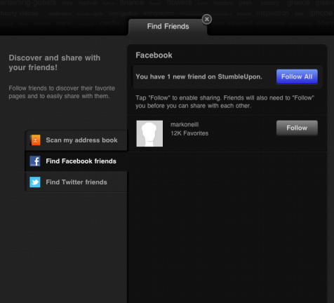 Objevte skvělé webové stránky ve vašem iPadu s novou aplikací StumbleUpon iPad 2011 08 11 14h08 25