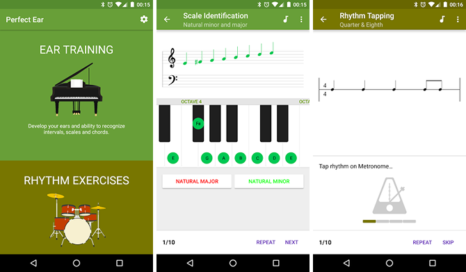 5 bezplatných aplikací, které vám pomohou učit se a hrát Guitar android app perfektní ucho