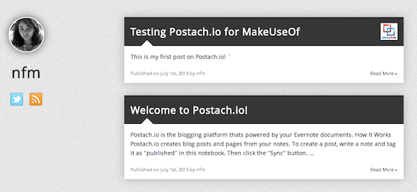 Proměňte Evernote v blogovací platformu s Postach.io Screen Shot 2013 07 01 ve 12
