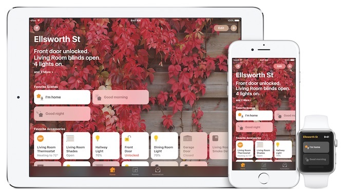 Apple HomeKit na různých zařízeních