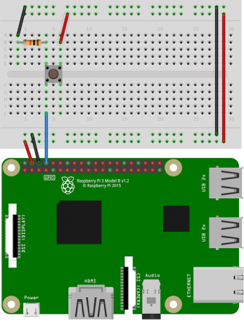 Pi-Button-Connection