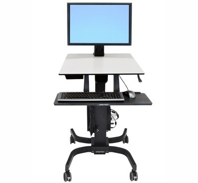 Ergotron WorkFit-S Dual s Worksurface + Review a prozradí workfit c